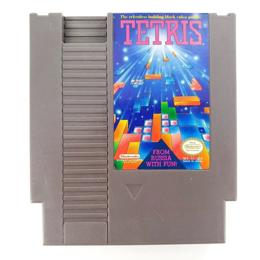 Tetris (Nintendo Entertainment System, 1989) Authentic Car Only Tested & Works